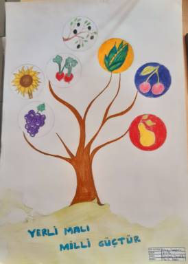 Yerli Malı Haftası Konulu Resim Sergisi